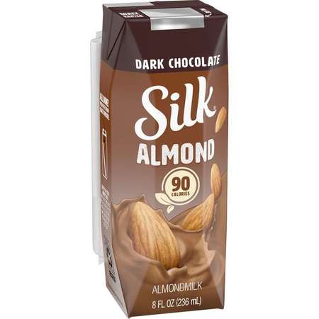 SILK Silk Aseptic Pure Almond Dark Chocolate 8 fl. oz., PK18 136460